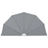 vidaXL Auvent lat&eacute;ral pliable de terrasse Gris 200 cm