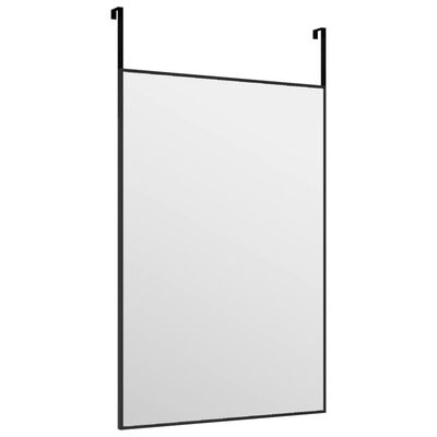 vidaXL Miroir de porte Noir 40x60 cm Verre et aluminium