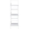 vidaXL Biblioth&egrave;que &agrave; 3 niveaux blanc 60x27,6x90,5cm bois d'ing&eacute;nierie