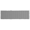 vidaXL Coussin de chaise longue gris 200x70x3 cm tissu oxford