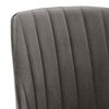 vidaXL Chaise pivotante de bureau Gris fonc&eacute; Velours
