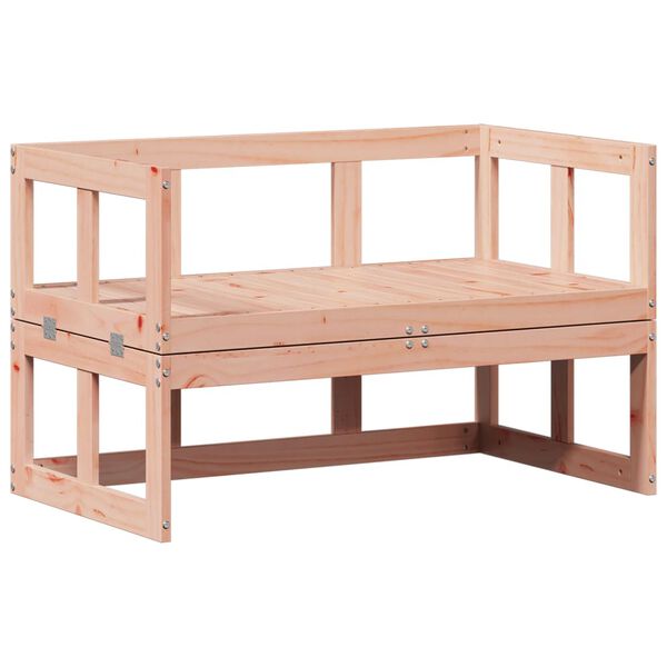 vidaXL Canap&eacute; de jardin extensible bois massif de douglas