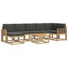 vidaXL Ensemble de canap&eacute;s d'ext&eacute;rieur 8 pc Blanc et anthracite