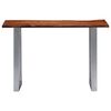 vidaXL Table console 115x35x76 cm Bois d'acacia massif et fer