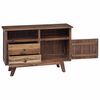 vidaXL Buffet avec tiroir Naturel 100 x 30 x 68 cm Bois de teck massif