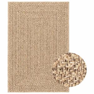 vidaXL Tapis ZIZUR 120x170 cm aspect de jute int&eacute;rieur et ext&eacute;rieur