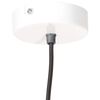 vidaXL Lampe suspendue industrielle 25 W Blanc Rond 19 cm E27