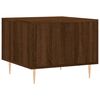 vidaXL Tables basses 2 pcs chêne marron 50x50x40 cm bois d'ingénierie