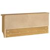 vidaXL Porte-manteau mural SANDNES 87x12x35 cm bois massif pin
