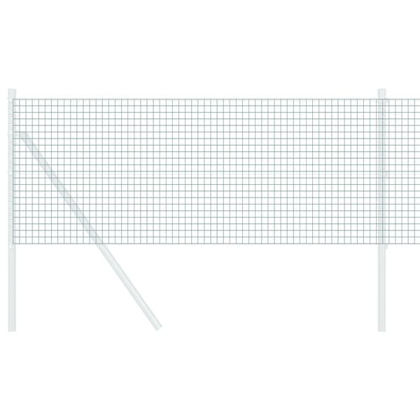 vidaXL Cl&ocirc;ture en fil soud&eacute; Vert 0,4 x 100 m
