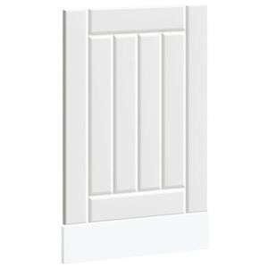 vidaXL Panneau de lave-vaisselle Lucca blanc bois d'ing&eacute;nierie