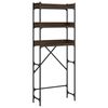 vidaXL &Eacute;tag&egrave;re de lave-linge ch&ecirc;ne marron 67x25x163 cm bois ing&eacute;nierie