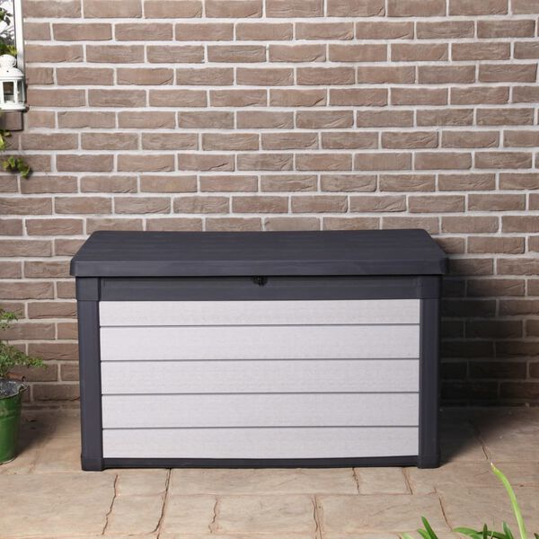 Keter Bo&icirc;te de rangement de jardin Denali 380 L Anthracite