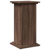 vidaXL Pi&eacute;destal avec rangement ch&ecirc;ne marron bois d'ing&eacute;nierie