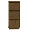 vidaXL Buffet marron miel 32x34x75 cm bois massif de pin