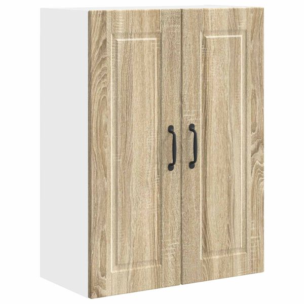 vidaXL Armoire de cuisine avec &eacute;tag&egrave;re Ch&ecirc;ne Sonoma 80 x 31 x 80 cm