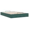 vidaXL Cadre de lit ottoman sans matelas vert fonc&eacute; 140x200 cm velours