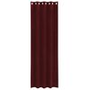vidaXL Rideaux occultants 2 pcs Bordeaux 140 x 225 cm Velours