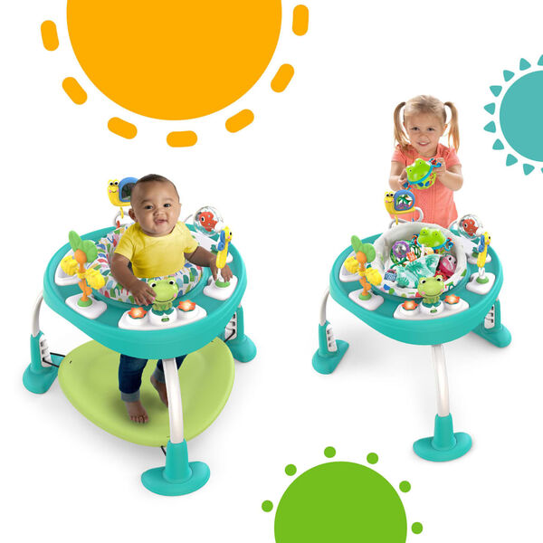 Bright Starts Rebondisseur b&eacute;b&eacute; et table 2 en 1