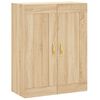 vidaXL Buffet haut Ch&ecirc;ne sonoma 69,5x34x180 cm Bois d'ing&eacute;nierie