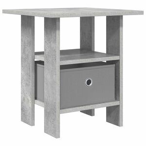 vidaXL Table de chevet Gris b&eacute;ton 41 x 40 x 45 cm Bois d'ing&eacute;nierie