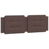 vidaXL Cadre de lit sans matelas Zadar marron 160x200 cm similicuir