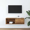 vidaXL Meuble TV vieux bois 80x31x25,5 cm bois d'ing&eacute;nierie