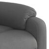 vidaXL Fauteuil de massage inclinable Gris fonc&eacute; Tissu