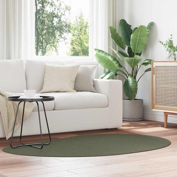 vidaXL Tapis de surface HUARTE Vert for&ecirc;t 120 x 170 cm Polyester