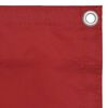 vidaXL &Eacute;cran de balcon Rouge 120x500 cm Tissu Oxford