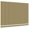 vidaXL Toile de rechange pour auvent Vert et jaune 430 x 345 cm