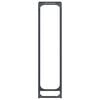 vidaXL Portant de bois chauffage anthracite 25x25x100 cm