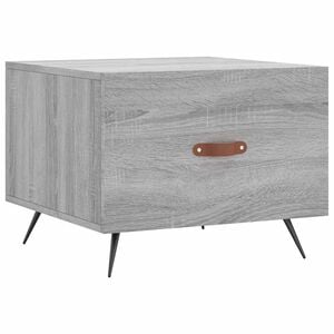 vidaXL Table basse Sonoma gris 50x50x40 cm Bois d'ing&eacute;nierie
