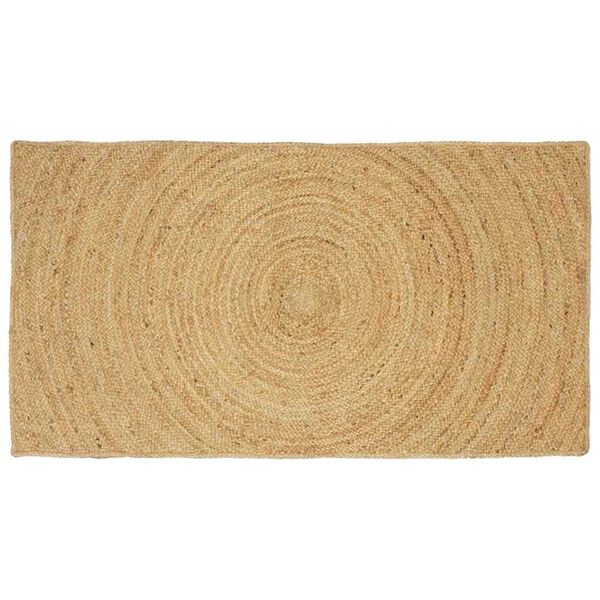 vidaXL Tapis de surface Rectangulaire Marron 100 x 200 cm Jute