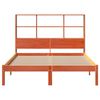 vidaXL Lit bibliothèque sans matelas cire marron 120x200 cm pin massif