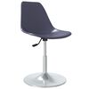 vidaXL Chaises &agrave; manger pivotantes lot de 2 Lilas PP
