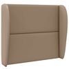 vidaXL Oreille de t&ecirc;te de lit Marron 80 x 23 x 6 cm PVC