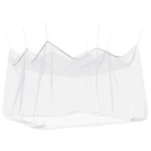 vidaXL Filet Anti-Moustiques de Jardin 220 mesh Blanc 4 x 4 x 2,5 m