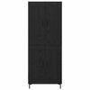 vidaXL Haut Armoire 2 pcs Ch&ecirc;ne noir Bois d'ing&eacute;nierie