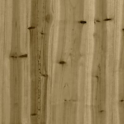 vidaXL Repose-pied de jardin 120x80 cm bois de pin imprégné