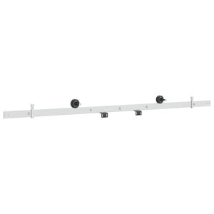 vidaXL Kit de quincaillerie pour porte coulissante 152,4 cm Acier