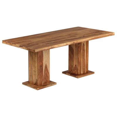 vidaXL Table à dîner massive Bois solide de Sesham 175x90x77 cm