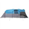 vidaXL Tente familiale tunnel 8 personnes bleu imperméable