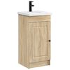 vidaXL Meuble de salle de bain avec &eacute;vier Ch&ecirc;ne Sonoma