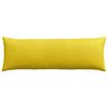 vidaXL Coussins de canap&eacute; 2 pcs Jaune 120 x 40 cm