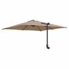 vidaXL Parasol de jardin Taupe 248,5 x 247,5 x 160 cm