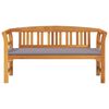vidaXL Banc rose Naturel 157 x 46 x 82,5 cm Bois d'Acacia Massif