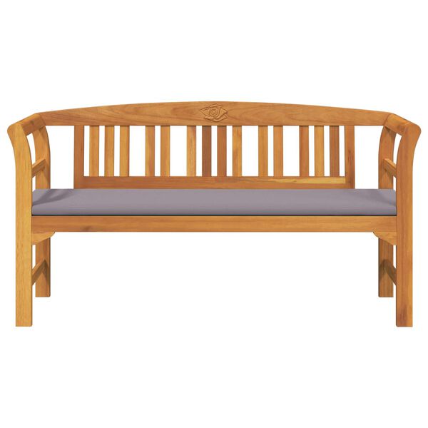 vidaXL Banc rose Naturel 157 x 46 x 82,5 cm Bois d'Acacia Massif