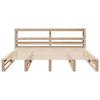 vidaXL Cadre de lit sans matelas 200x200 cm bois massif de pin