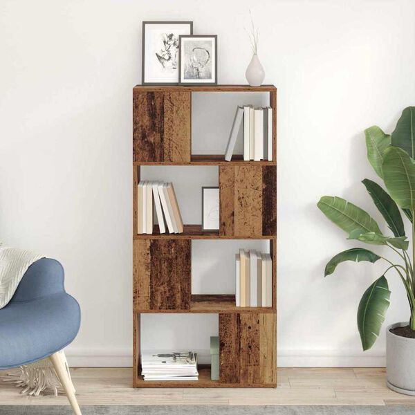 vidaXL Ensemble meuble TV Marron 60 x 24 x 125,5 cm Bois d'ing&eacute;nierie